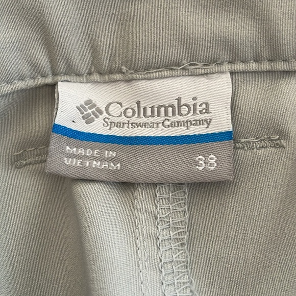 Columbia Men’s PFG performance fishing gear shorts light gray size 38‎ - Picture 9 of 11